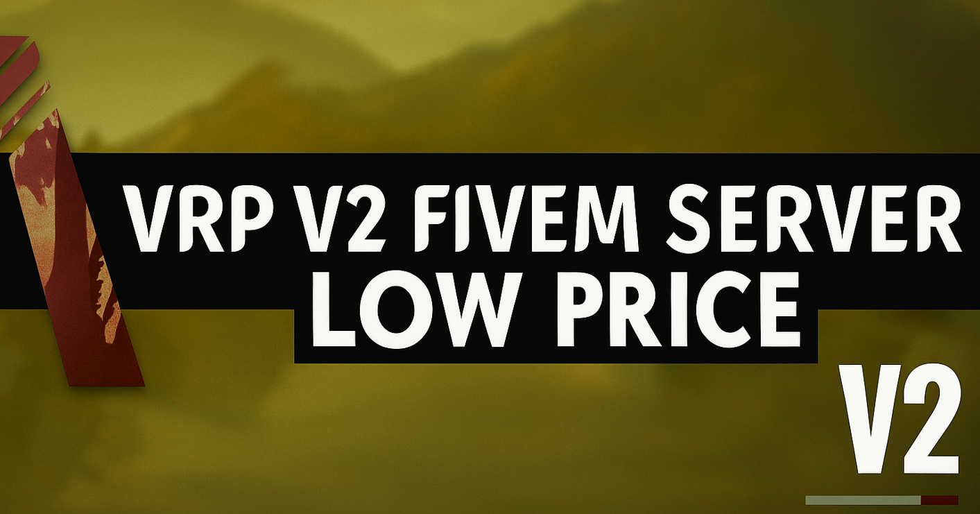 Serverul FiveM VRP V2 - Low Price
