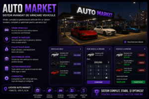 Auto Market – Sistem Avansat de Vânzare Vehicule