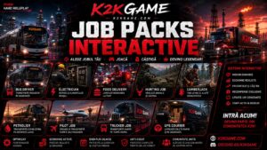 Interactive Job Pack V2 | 9 Joburi Premium | vRP | ALT-E | Full RP Experience