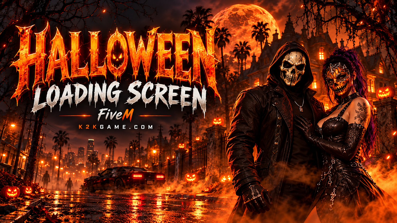K2KGAME Halloween Loading Screen