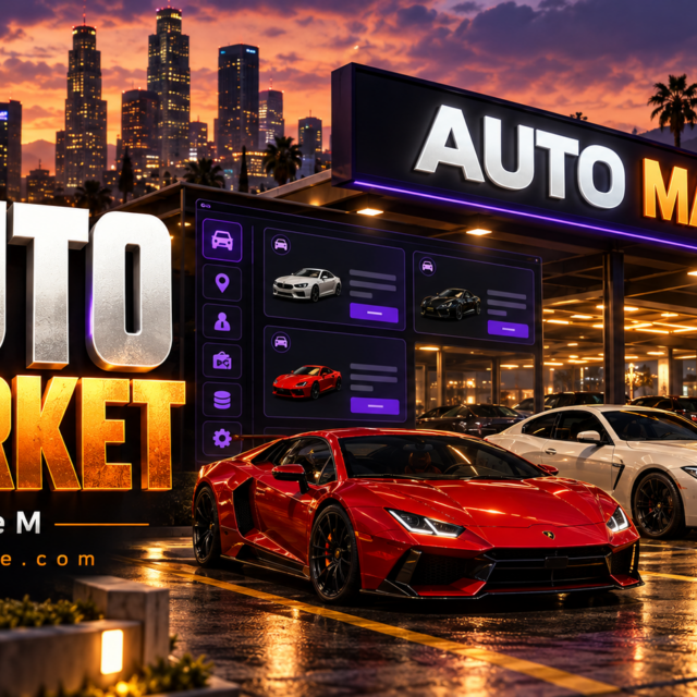 Auto Market – Sistem Avansat de Vânzare Vehicule